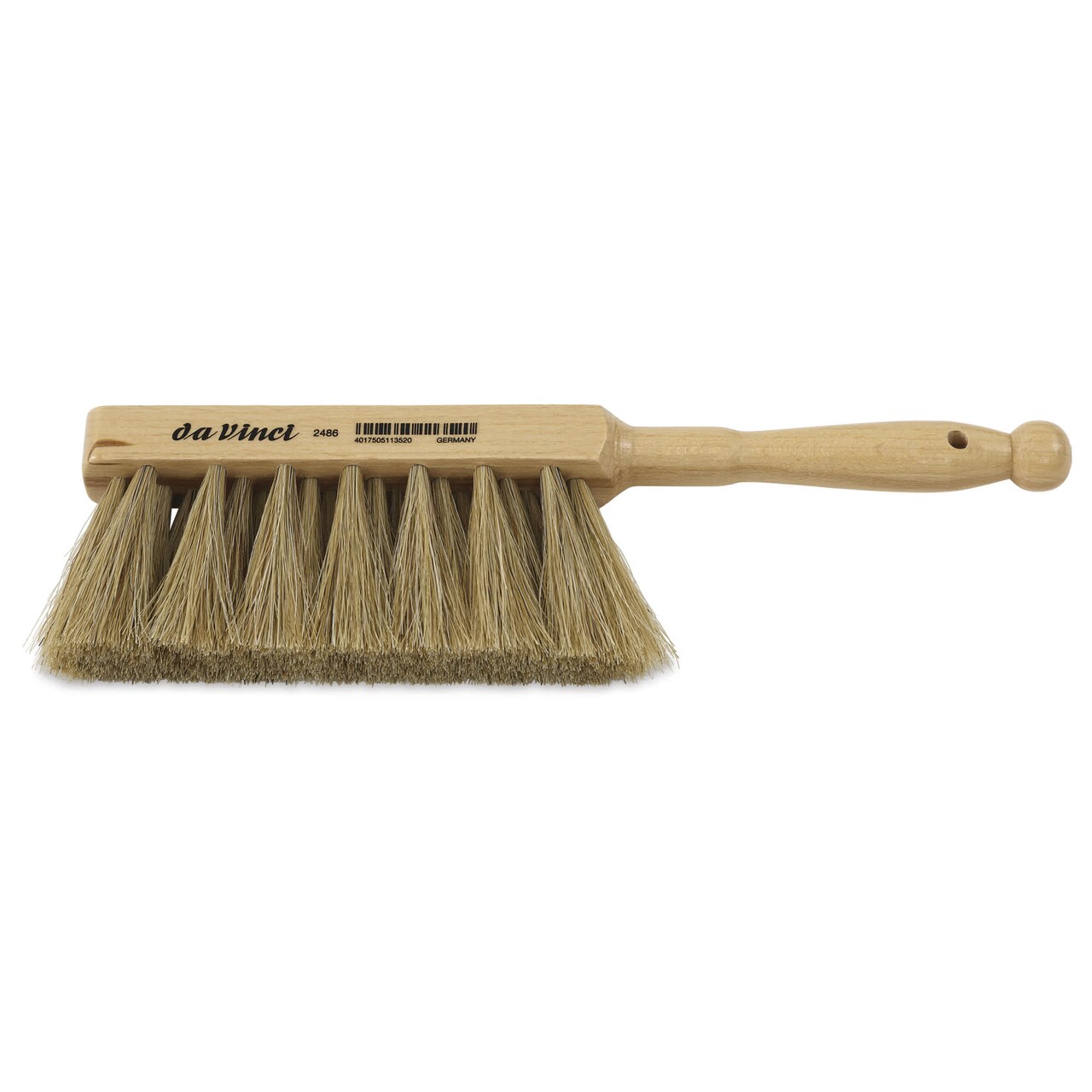 Da Vinci Horse Hair Dusting Brush - Long Handle, 13 mm x 60 mm